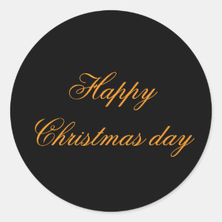 autocollants jour de Noël joyeux 