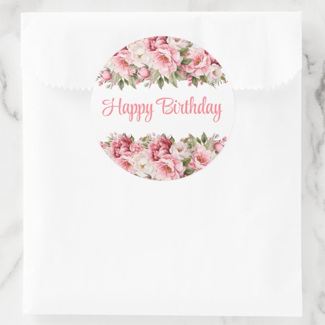 Autocollants Joyeux Anniversaire (Sac)