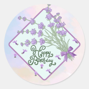 Autocollants Joyeux Birthday