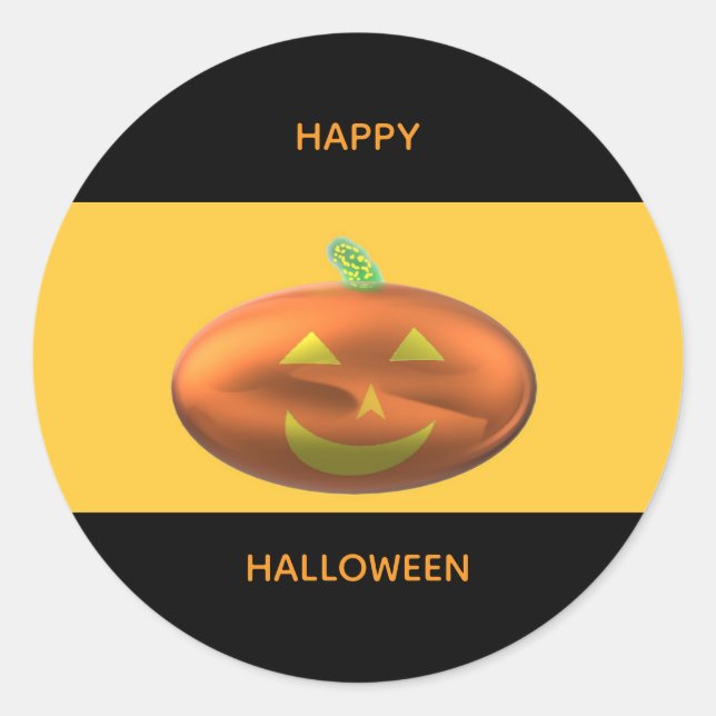 Autocollants Joyeux Halloween (Devant)