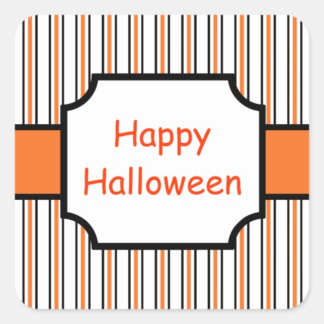 Autocollants Joyeux Halloween (Devant)