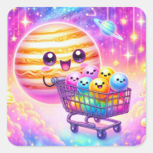 Autocollants Jupiter et ses lunes