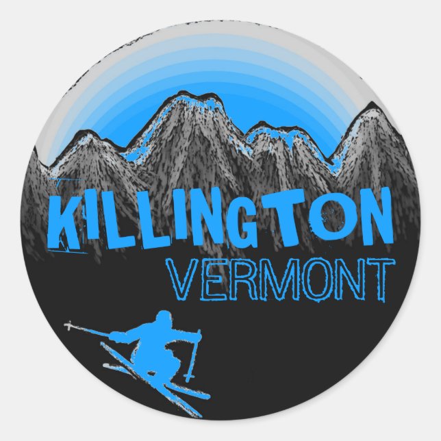 Autocollants Killington Vermont (Devant)
