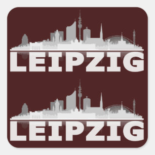 Autocollants Leipzig City Skyline