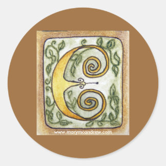 Autocollants "Lettre E"