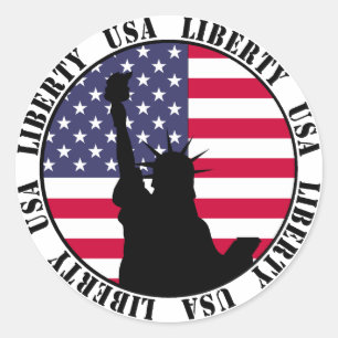Autocollants Liberty USA