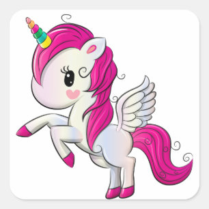 Autocollants Licorne - Cadeaux de Fête
