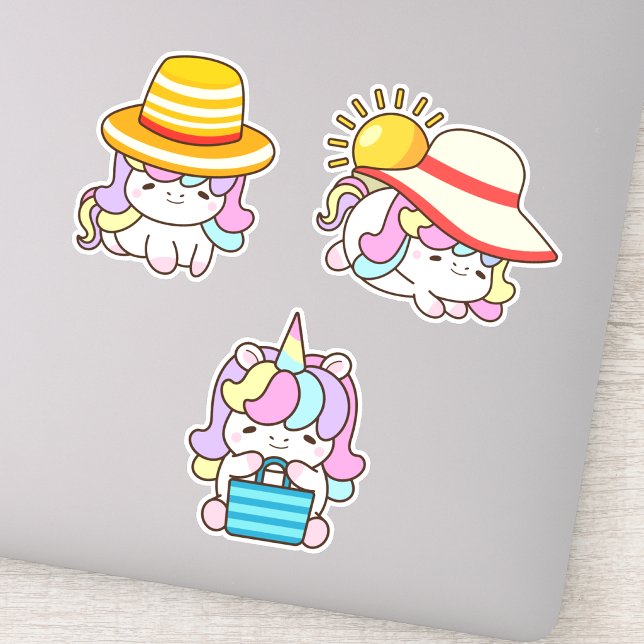 Autocollants Licorne Kawaii Mignons et Drôles par  (Créateur téléchargé)