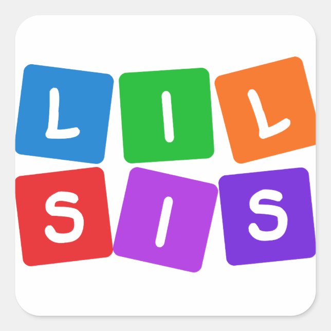 Autocollants Little Sis (Devant)