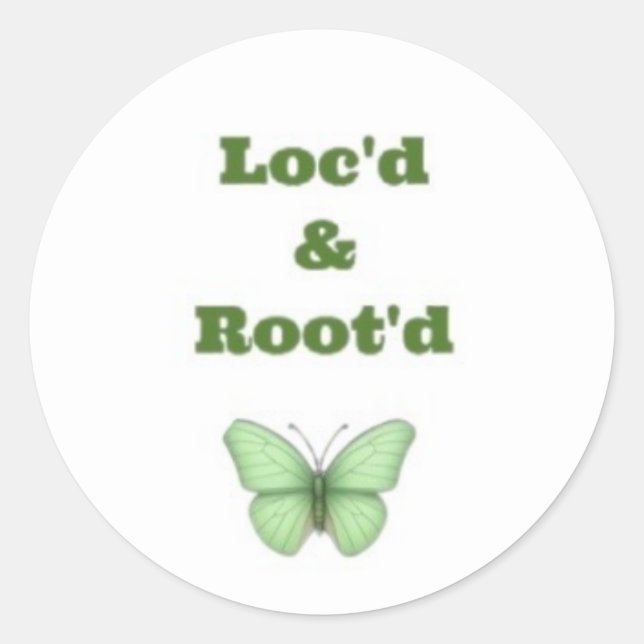Autocollants Loc'd & Root'd 1 (Devant)