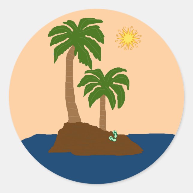 Autocollants Lonely Island (Devant)