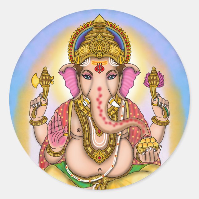 Autocollants Lord Ganesha (Devant)