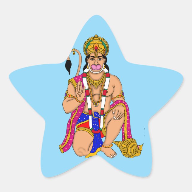 Autocollants Lord Hanuman (Devant)
