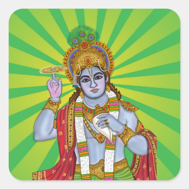 Autocollants Lord Krishna (Devant)