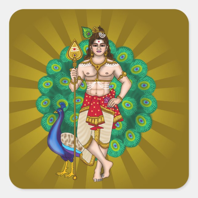 Autocollants Lord Murugan (Devant)