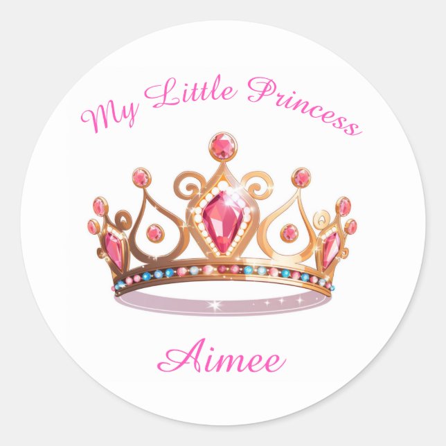 Autocollants Ma Petite Princesse (Devant)