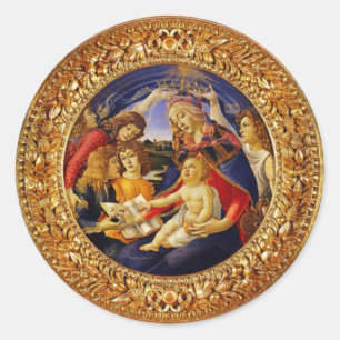 Autocollants Magnificat Notre Dame Vierge Marie