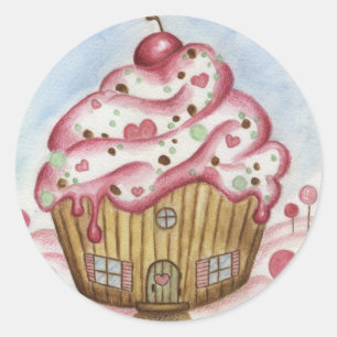 Autocollants Maison Cupcake