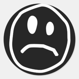 Autocollants malheureux