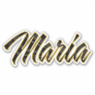 Autocollants Marie Gold Lettering