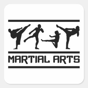Autocollants Martial Arts, personnalisables