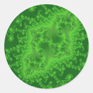 Autocollants Méduse Vert Électrique