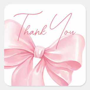 Autocollants merci pour la baby shower.