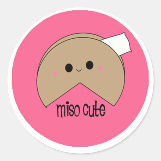 Autocollants mignons de miso (Devant)