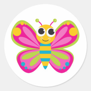 Autocollants mignons de papillon