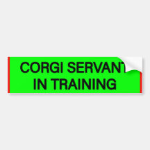 Autocollants mignons pour serviteur Corgi