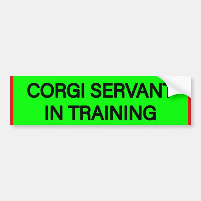 Autocollants mignons pour serviteur Corgi (Devant)