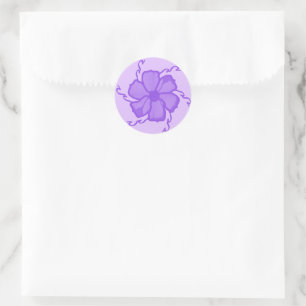 Autocollants monochromes FTF en violet
