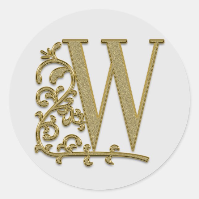 autocollants monogramme (Devant)