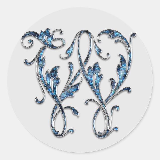 autocollants monogramme (Devant)