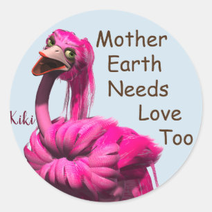 Autocollants Mother Earth Love