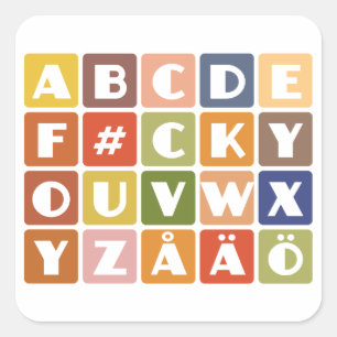 Autocollants Naughty Alphabets