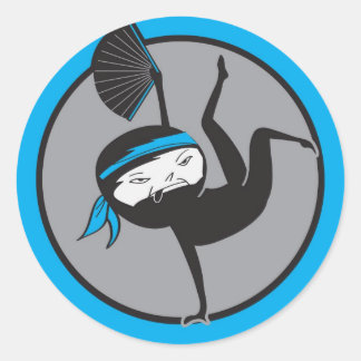 Autocollants NInja Blue Belt