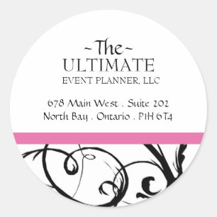 Autocollants noirs et blancs