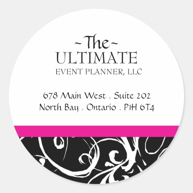 Autocollants noirs et blancs (Devant)