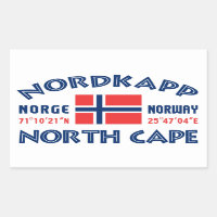 Autocollants NORDKAPP Norvège