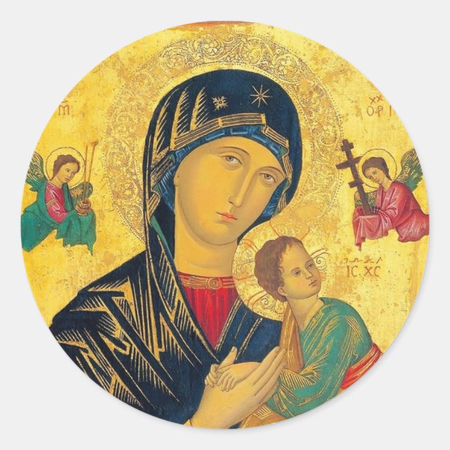 Autocollants Notre-Dame du Perpétuel Secours  (Devant)