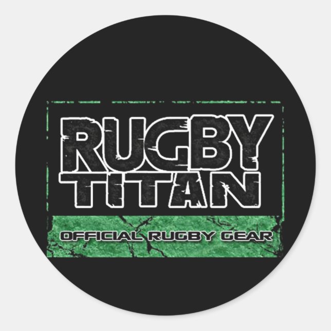 Autocollants officiels de rugby-Titan (Devant)