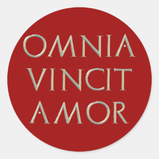 Autocollants Omnia Vincit Amor