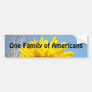 autocollants One Family of Americans
