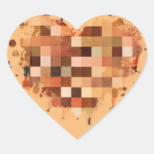 autocollants One World Heart