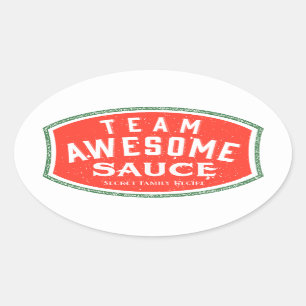 Autocollants ovale, brillants