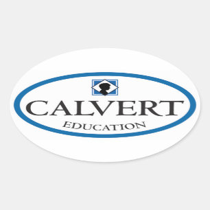Autocollants ovales d'éducation de Calvert (placez
