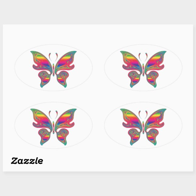 Autocollants Papillon (Feuille)