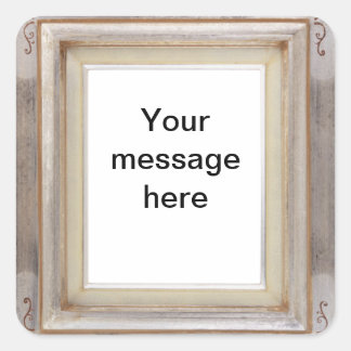 Autocollants personnalisables à cadre photo carré