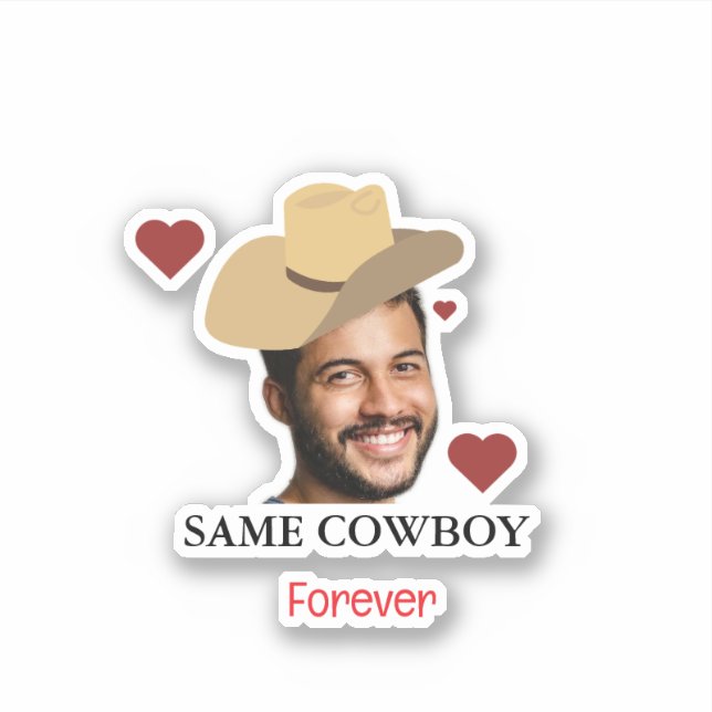 Autocollants Personnalisés, Autocollant de Visage, (Devant)